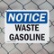 Signmission Waste Gasoline OSHA Notice Sign, Plastic, 10in W x 7in L, 2PK OS-2PACK-NS-P-710-L-18959 - alternate 6